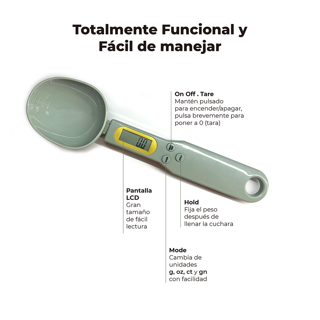 Cuchara Báscula Digital de Precisión